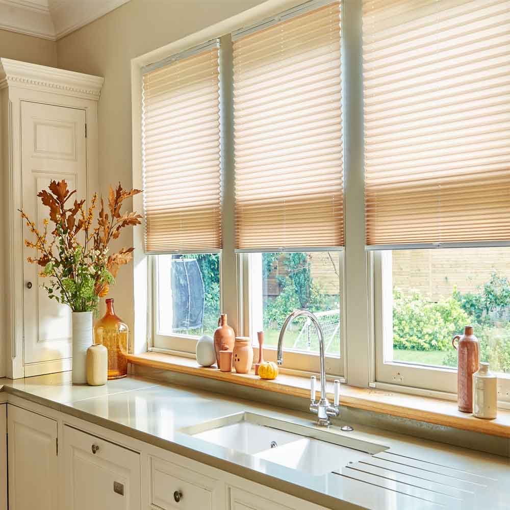 Pleated blinds in Windsor